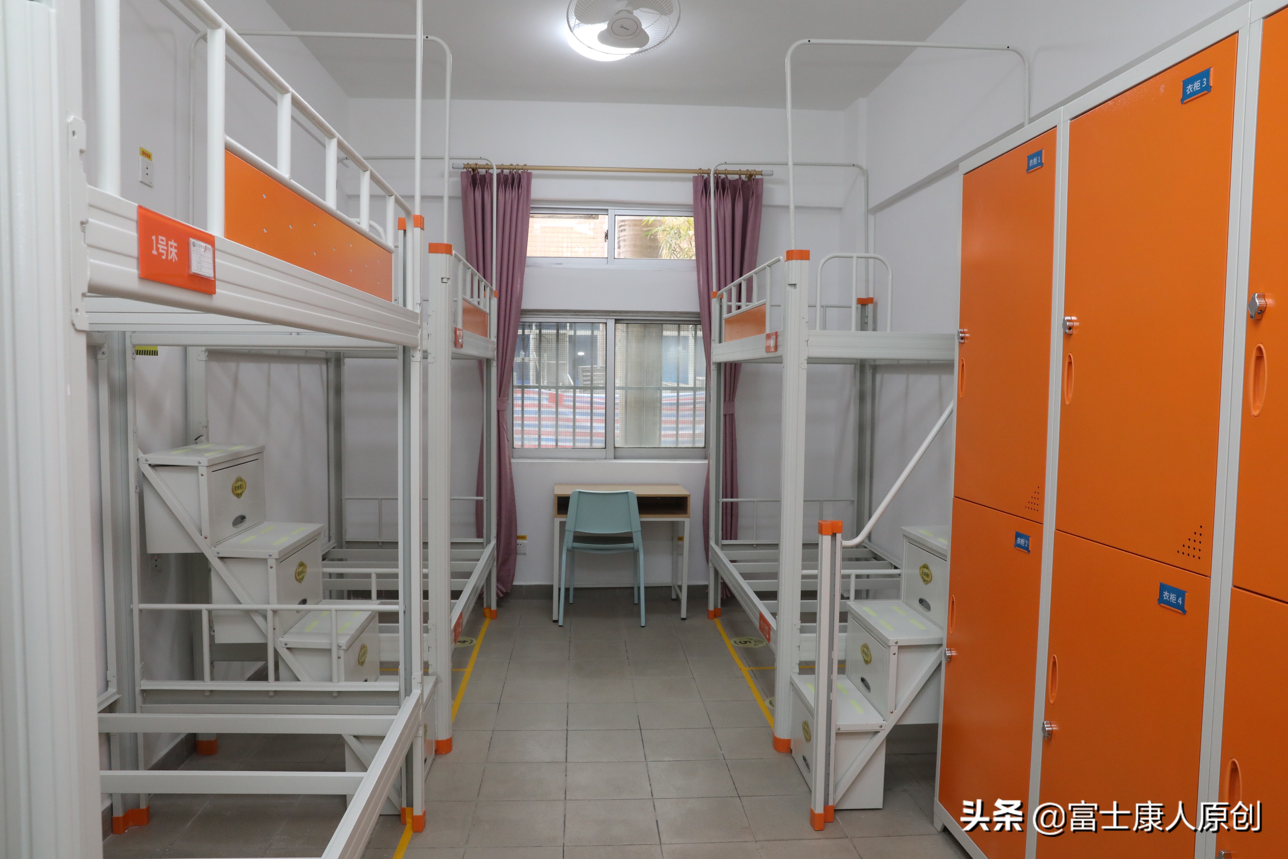 富士康普工宿舍大改造,富士康宿舍翻新改造柜子