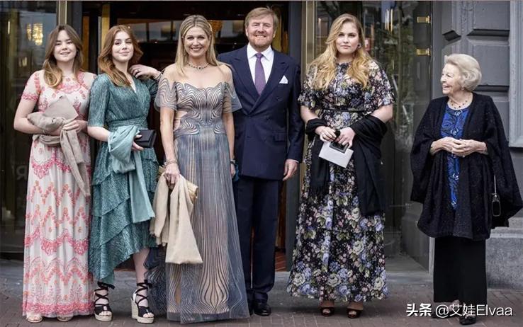 荷兰大公主被嘲讽胖,荷兰王后庆生