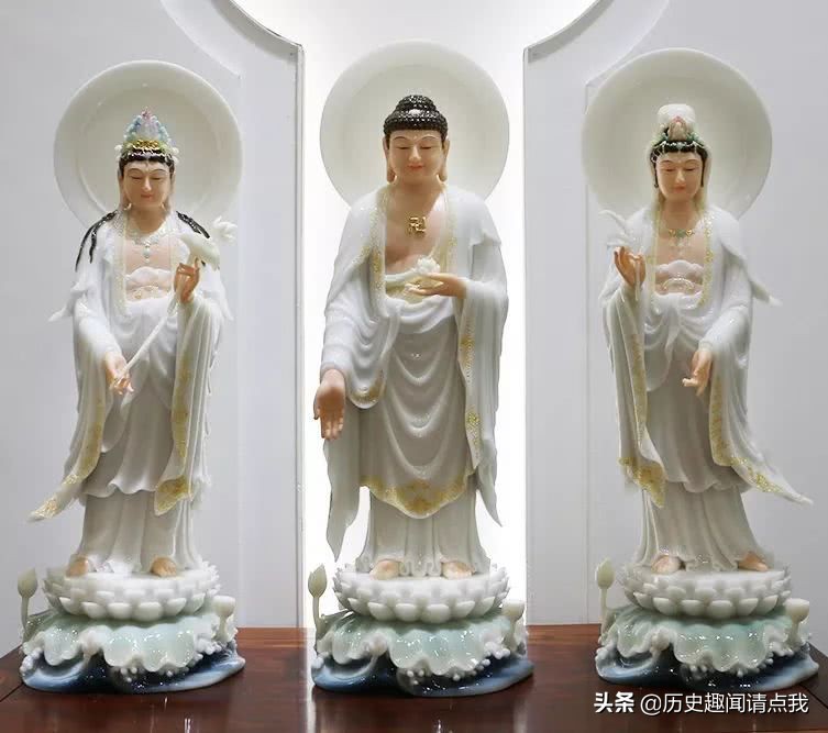 阿弥陀佛身边八大菩萨是哪些,观音菩萨与阿弥陀佛还有哪位菩萨