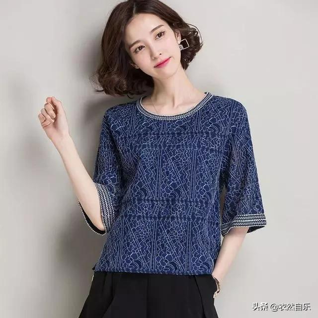 时尚潮流穿搭热门新款气质雪纺衫,温柔端庄又不失优雅感的雪纺衫