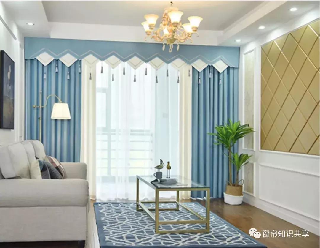 新中式25公分的帘头造型,新中式帘头尺寸