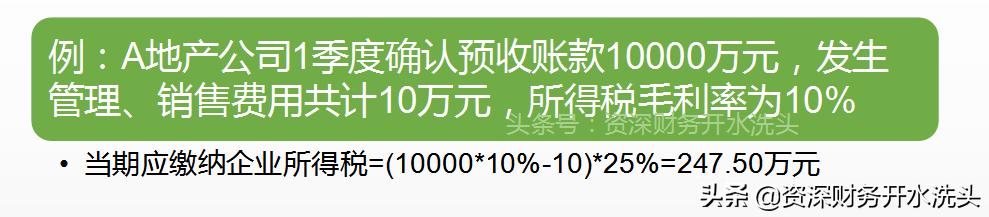 房地产企业的企业所得税预缴计算,房地产企业企业所得税预缴怎么算