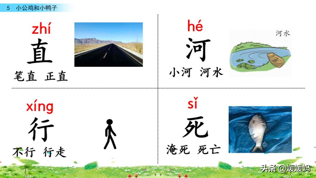 一年级小公鸡和小鸭子仿写句子,一年级小公鸡和小鸭子的看图写话