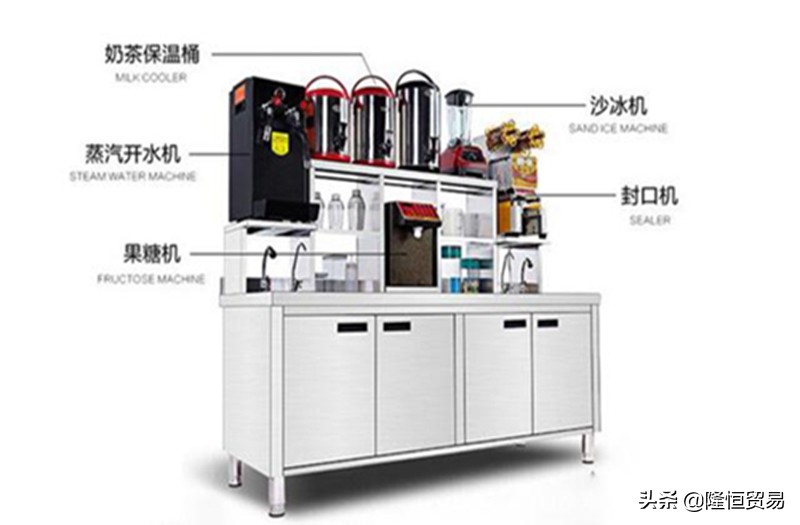 开一家奶茶店需要买些什么设备,开一家奶茶店要具备什么设备