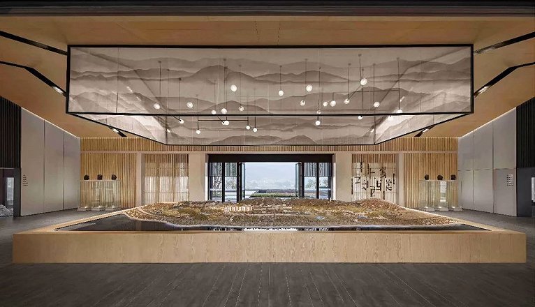 售楼处原木风设计,现代简约原木居所设计