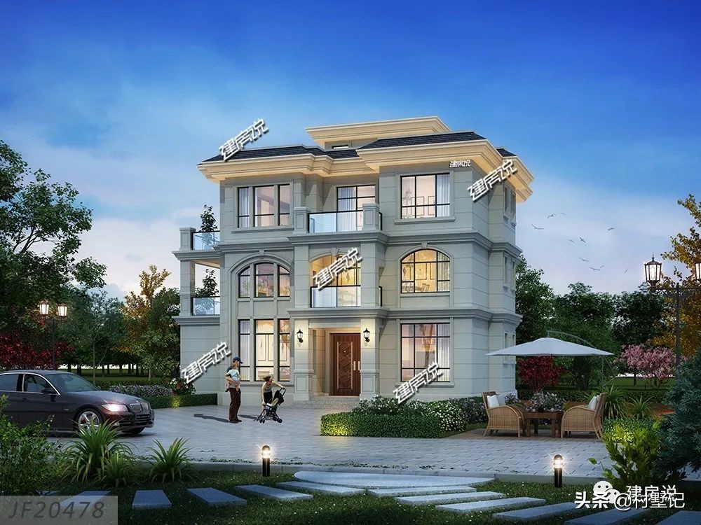 最适合农村三层平顶别墅,10套适合农村自建小别墅