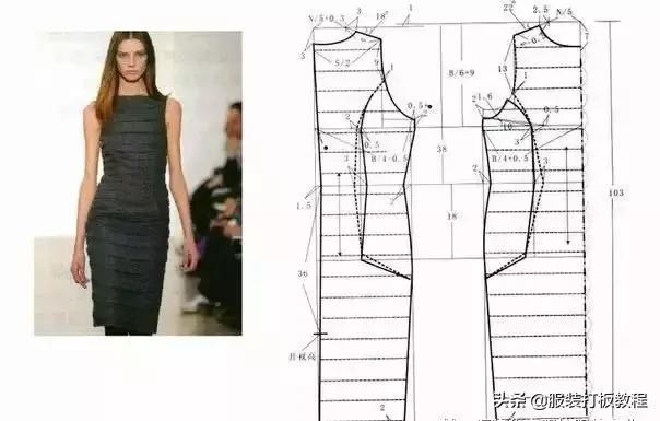 服装打版制版教程,打版纸样制版裁剪教程