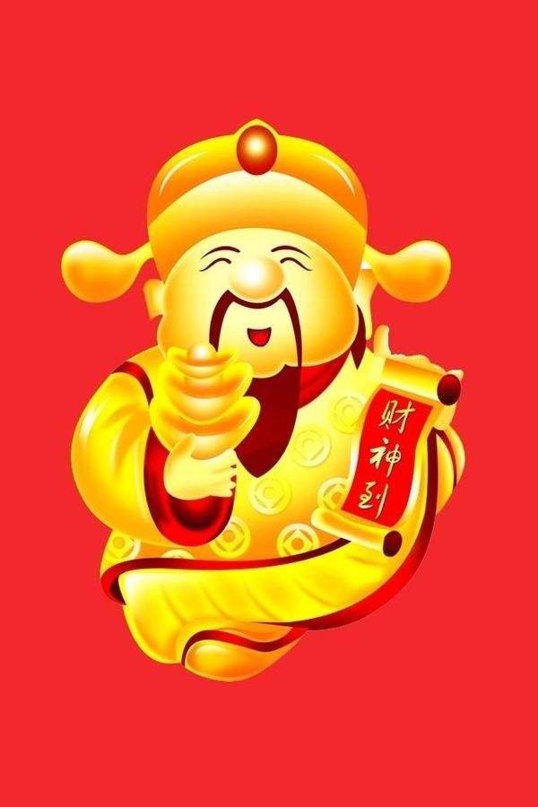 正月初五财神爷壁纸,换上财神壁纸初五迎财神