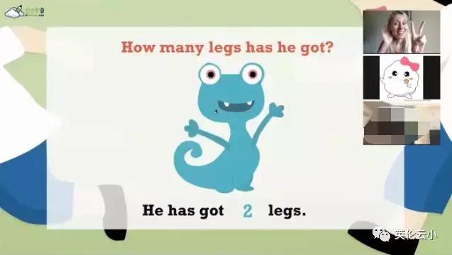 英伦云小学课程实录-认识你自己《Mybody》