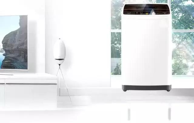 折叠洗衣机轻松解放双手,海尔波轮洗衣机8公斤宽度500mm