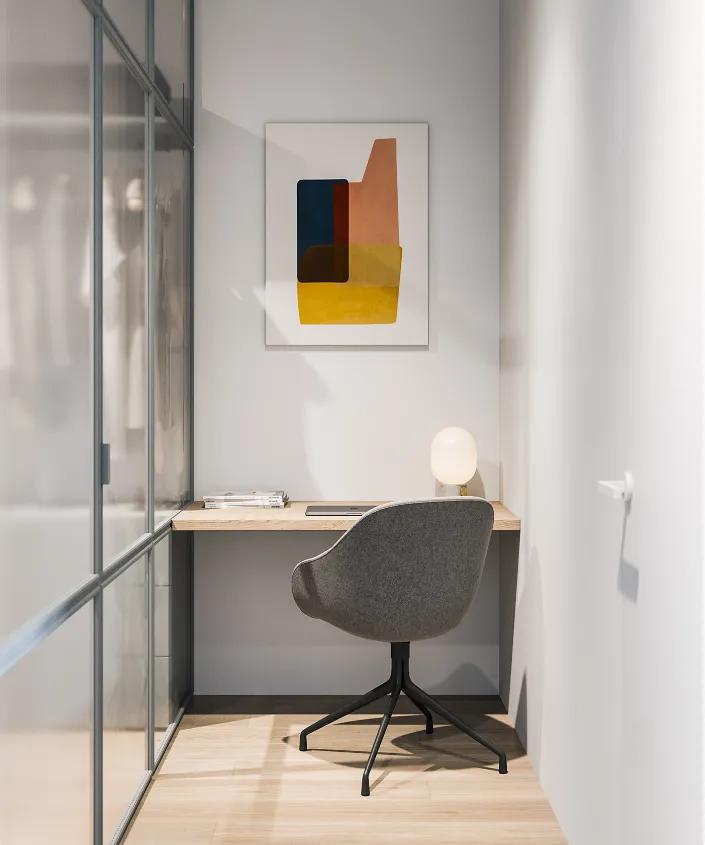 64㎡两房一厅的小空间设计，清新舒适，看完想把家里砸了