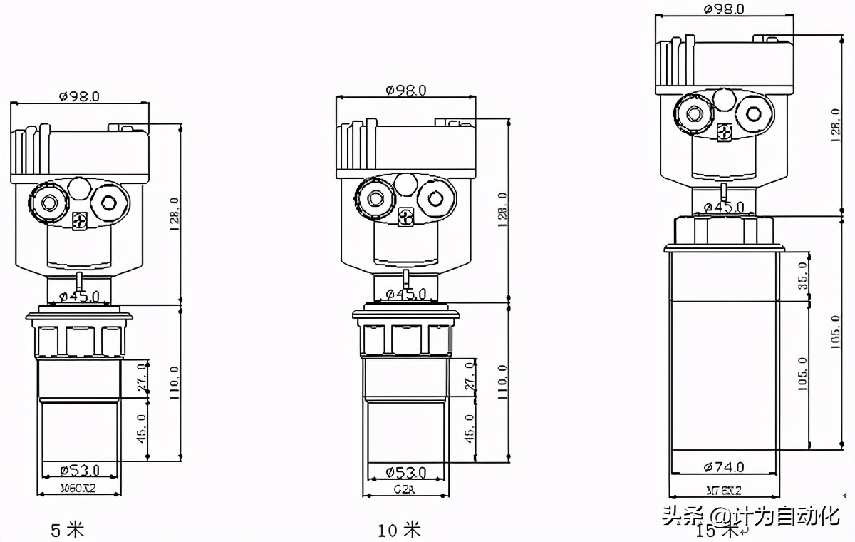 超声波一体式液位计规格,超声波液位计量程大小区别
