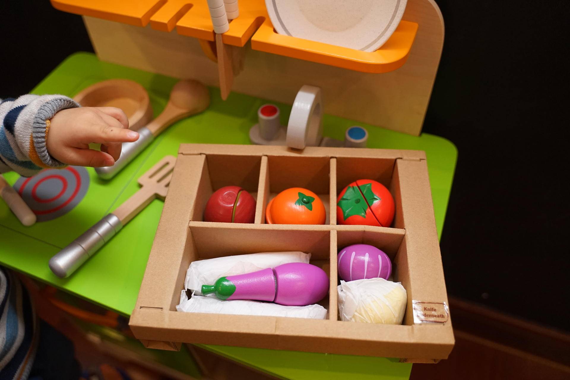 大厨从娃娃抓起Hape小厨房·切切乐开箱测评