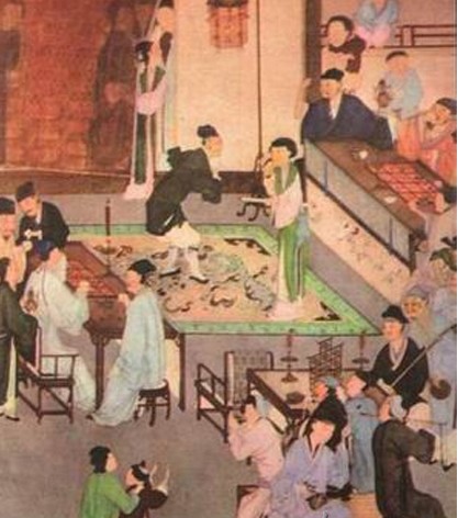 西门庆吃饭的地方,西门庆家的饭