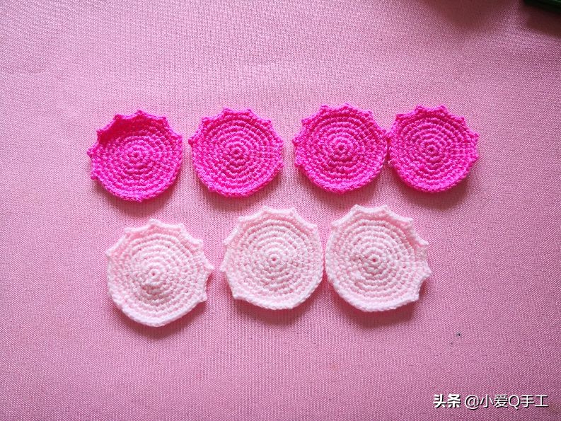 羞答答的钩针玫瑰静悄悄的开~钩针入门6种基础针法等你来学