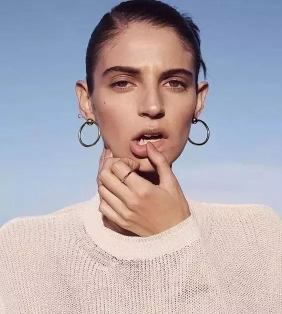 不用打孔的好看耳环,圆圈耳环ins冷淡风高级感