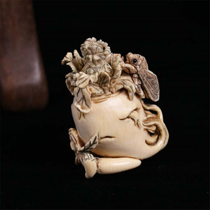 耗时3年才完成的猛犸牙雕作品,猛犸牙雕彩刻