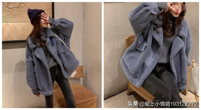 韩系温柔风外套不起球,适合冬天穿的韩系外套