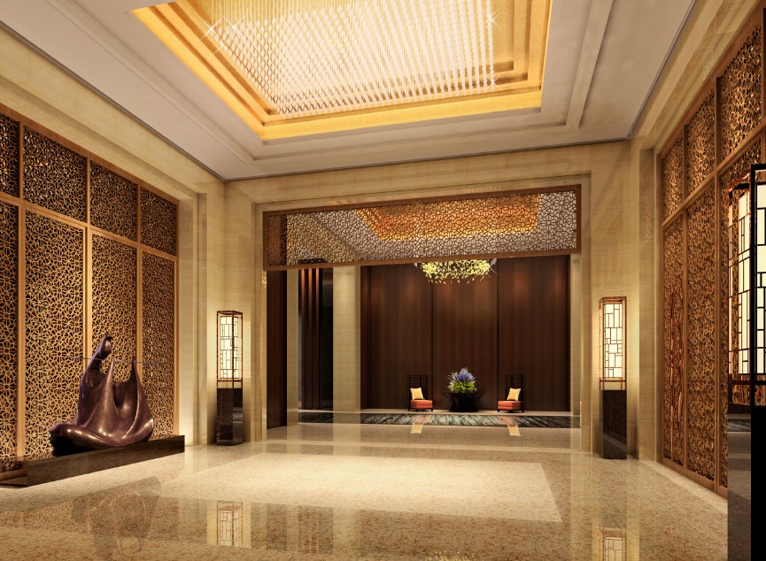 西南星级酒店设计效果图,成都酒店设计效果图