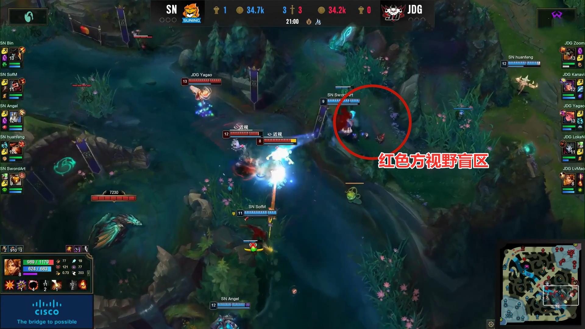 lol卡视野的重要性,英雄联盟s10上路卡视野