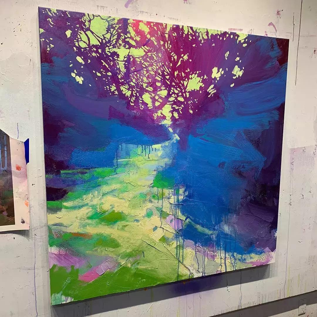 三个画家笔下的雪景,三位油画家的风景画