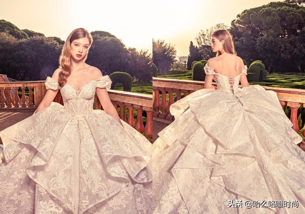 超大拖尾婚纱,巨大拖尾婚纱大牌中式