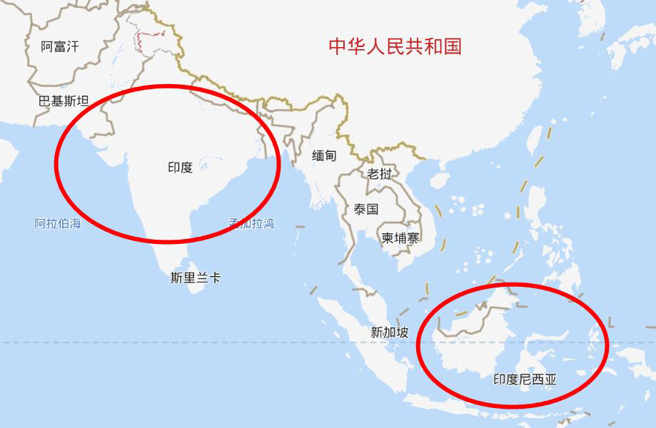 印度和印度尼西亚不是一个地方吗,印度跟印度尼西亚是同一个国家吗