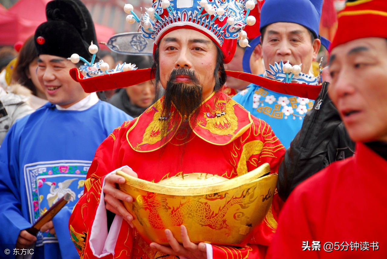 接财神财源广进生意兴隆红红火火,大年初四迎五路财神祝您财源滚滚