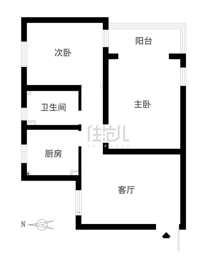 60平开放式的家设计,61平卧室装修