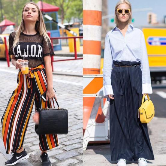阔腿裤穿出时尚感,阔腿裤要怎么穿才又显瘦又好看