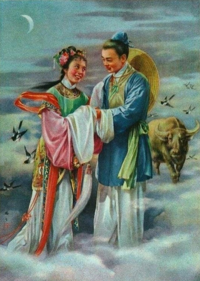 七夕浪漫的牛郎织女的故事,浪漫七夕牛郎织女鹊桥相会