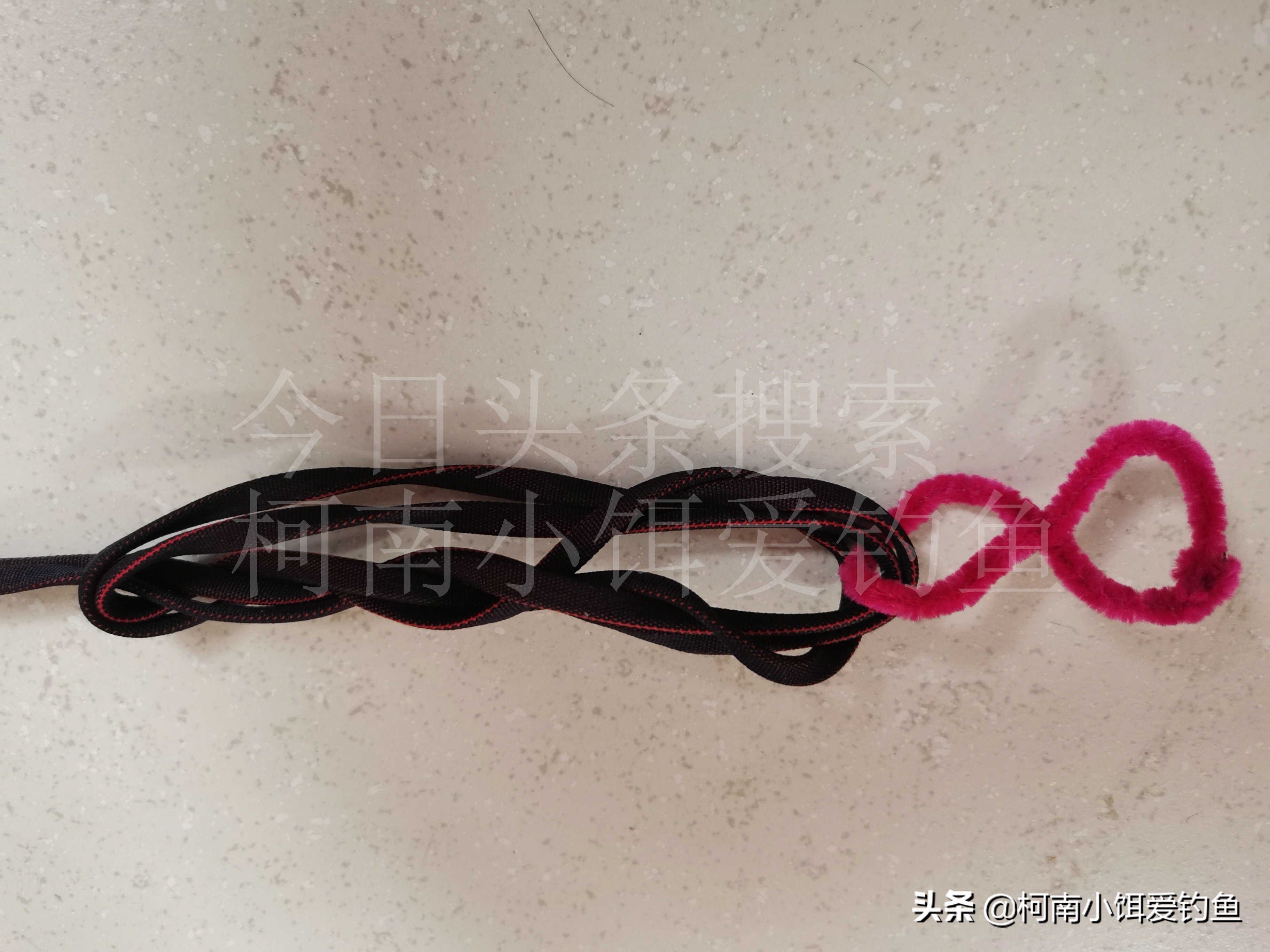 钓鱼主线打结方法,钓鱼鱼线怎么打结方法图解