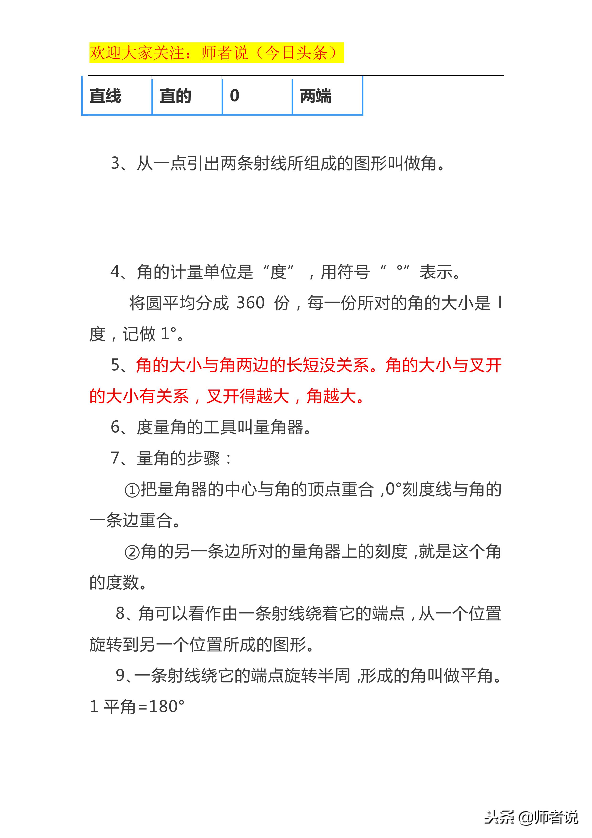 四年级数学期末复习重点汇总，家长们打印一下，自己就能辅导孩子