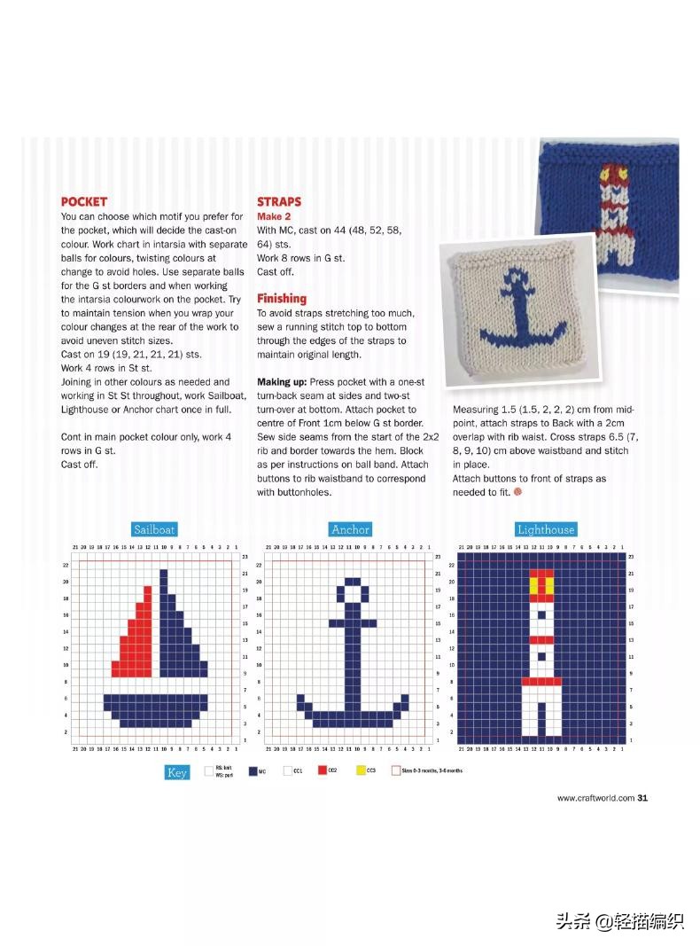 兔子针织开衫亲子装,棋盘格小孩针织开衫背心教程