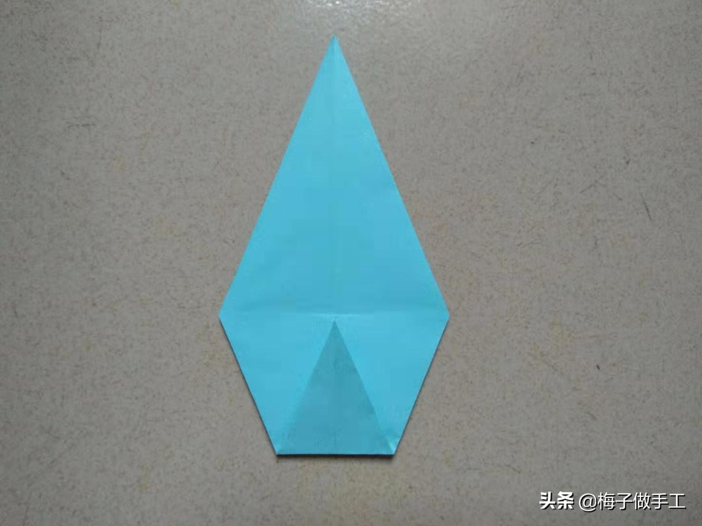 儿童手工折纸简单3-5岁宝剑,儿童手工折纸宝剑简单版慢教程