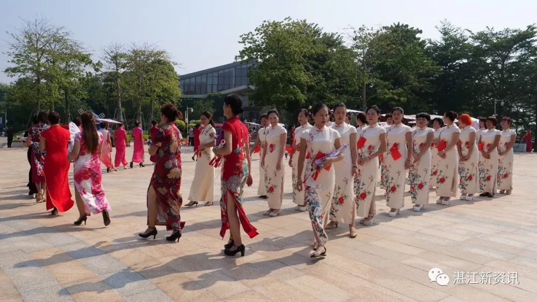 惊艳全国、破世界纪录!455名旗袍佳丽云集湛江遂溪玥珑湖