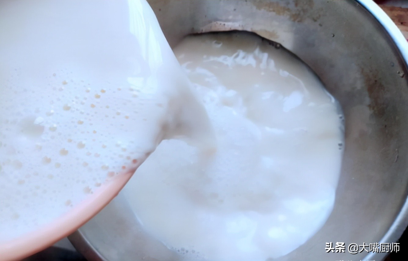 500克黄豆做石膏豆花的配方全过程,自制豆浆豆花的做法