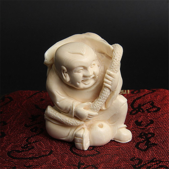 耗时3年才完成的猛犸牙雕作品,猛犸牙雕彩刻