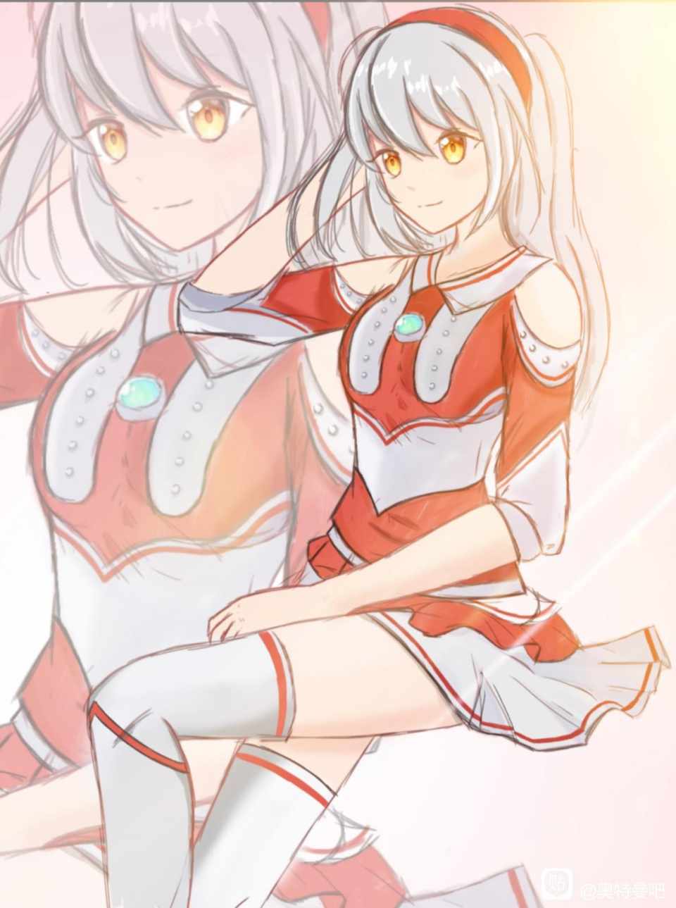 拟人化奥特曼,奥特曼系列拟人化图片