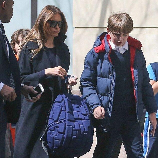 特朗普小儿子与足球明星,特朗普和球员身高对比