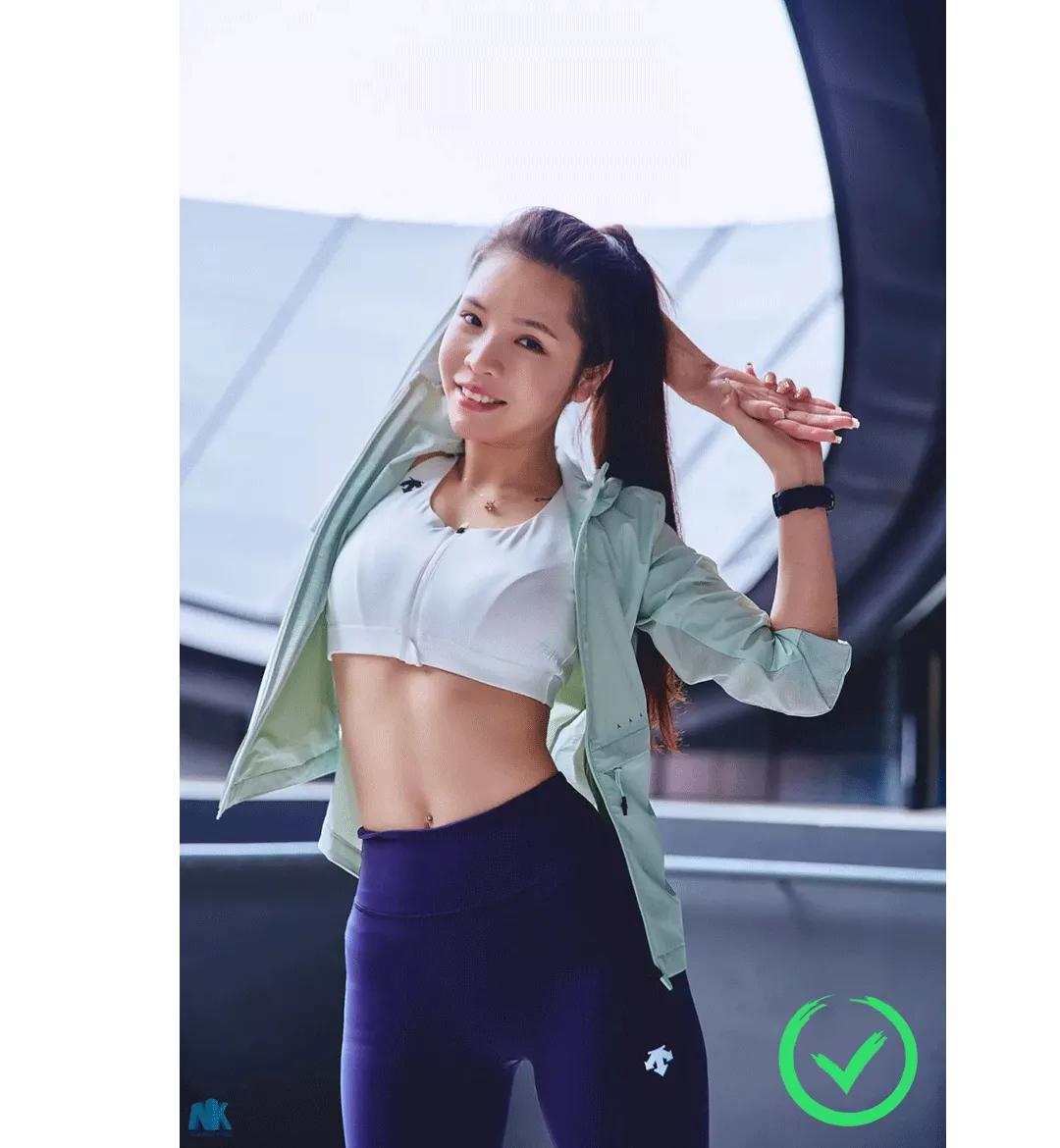 专业运动穿搭跑步女,跑步时适合的穿搭女