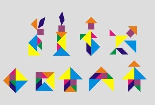 3-6岁幼儿七巧板数学启蒙,益智七巧板宝宝思维训练