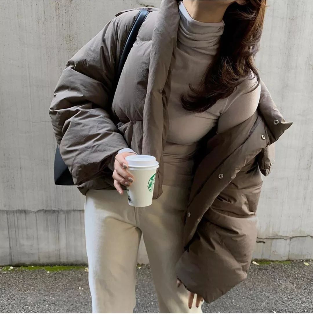外套+小高领，时髦又保暖