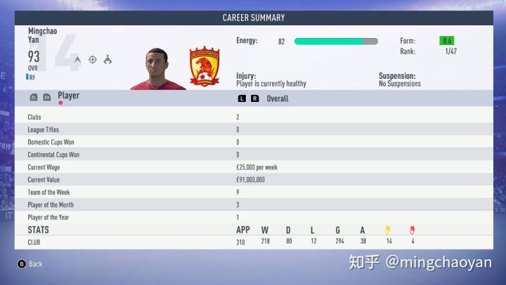 fifa19生涯模式,fifa19足球游戏