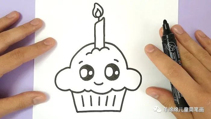 生日贺卡手绘简单可爱,生日贺卡手绘创意简单有色彩