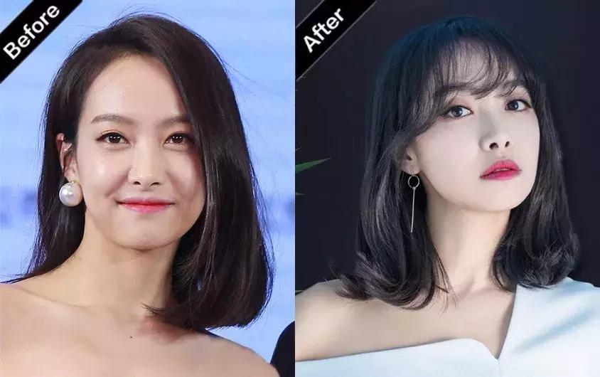 内扣怎么卷短发,一边内扣一边外翘短发