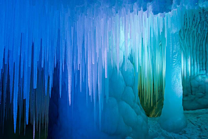山西万年冰洞景观,山西万年冰洞游记