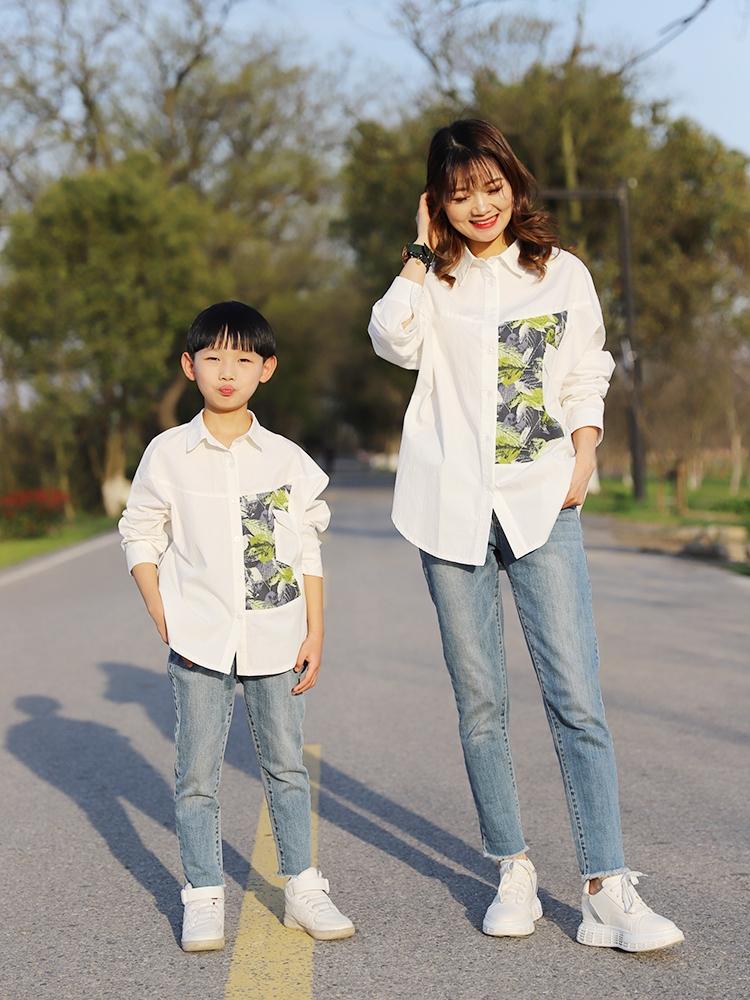 流行穿搭亲子装,小个子胖妈妈汉服亲子装