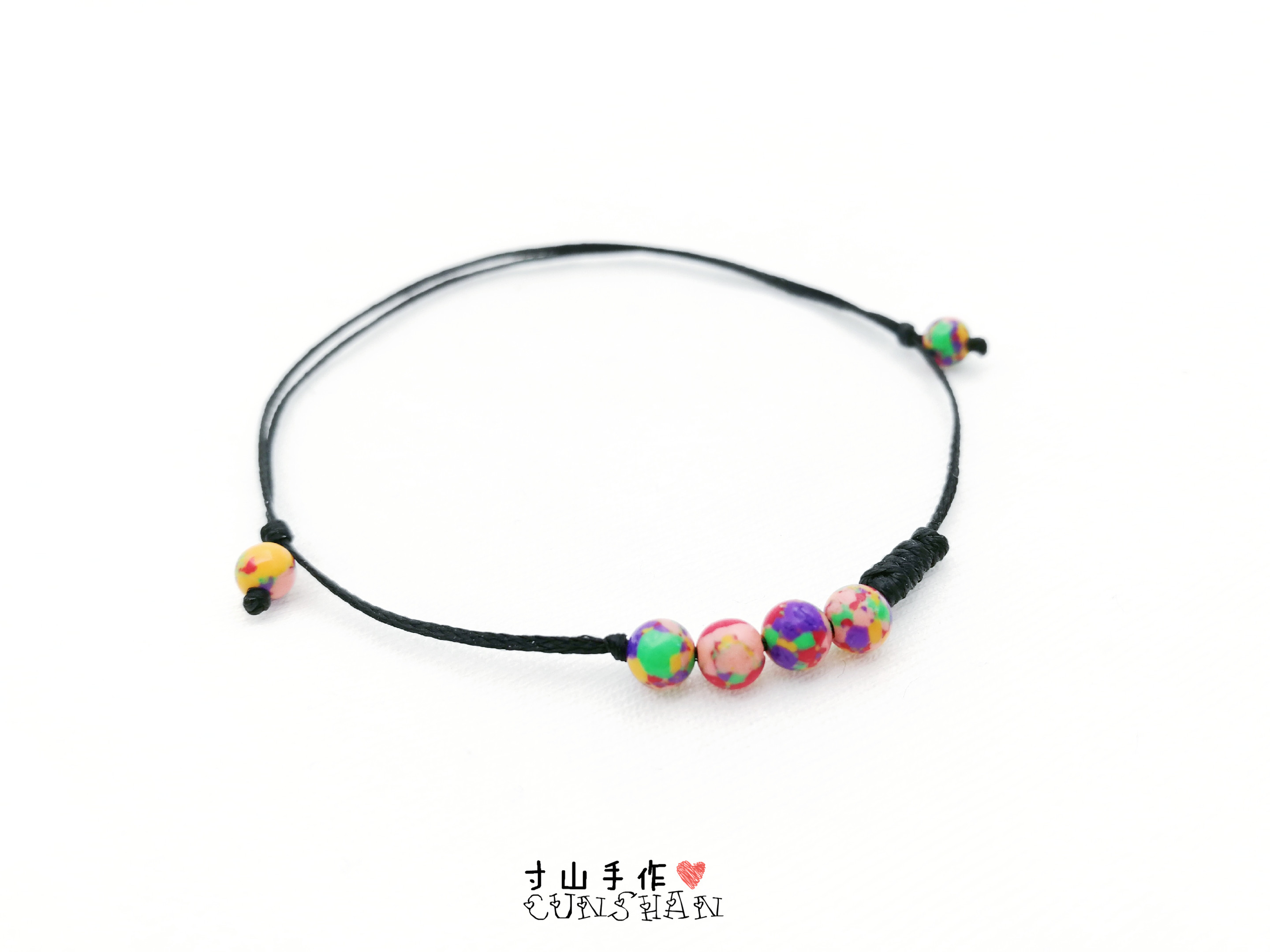 100种编弹性手链绳结的打法,文玩手串单绳打结方法