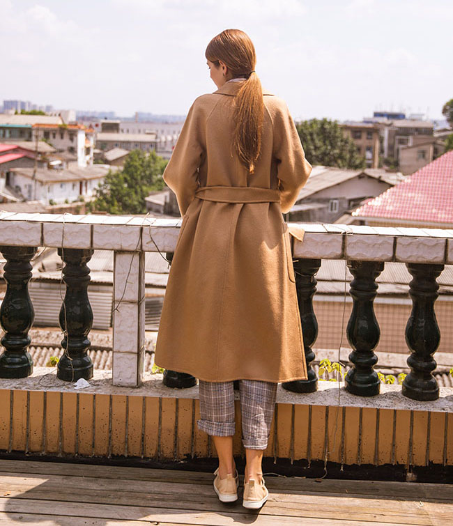 澳大利亚水波纹羊绒大衣,水波纹羊绒大衣的讲解